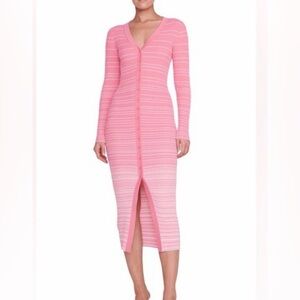 Staud XS pink dress